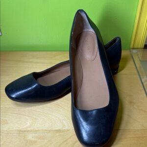 Calvin Klein Women's Black Leather Flats